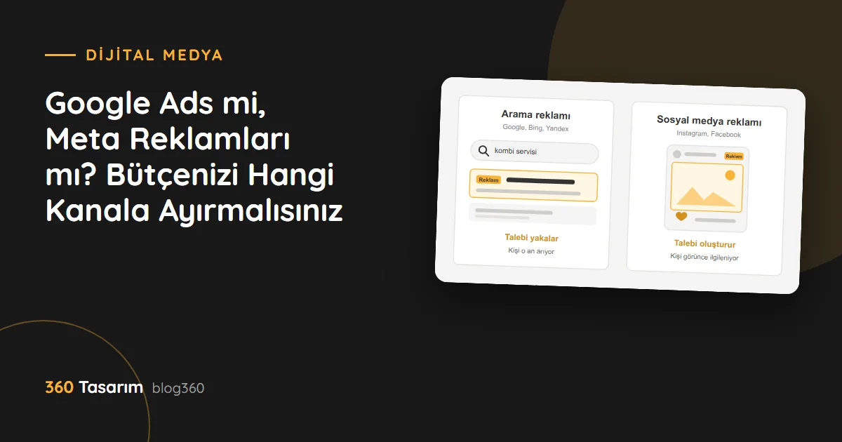 Google Ads mi, Meta Reklamları mı? Bütçenizi Hangi Kanala Ayırmalısınız